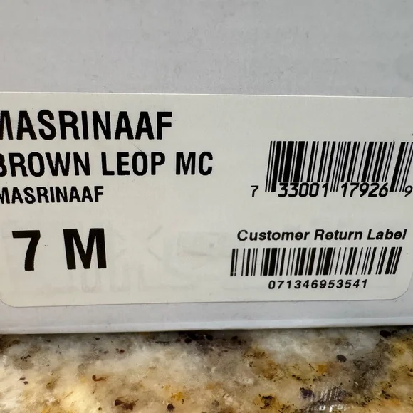 Style & Co. Leopard faux suede ankle boots Excellent UNUSED condition!! 7M - Picture 16 of 16